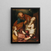 Saint Peter healing Saint Agatha - Giovanni Bilivert's Workshop — framed artwork on a wall