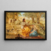 The Christ at the home of Martha and Mary - Henryk Siemiradzki's Workshop — framed artwork on a wall