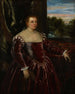 Portrait of Dogaressa Morosina Morosini - Jacopo Tintoretto Workshop — artwork view