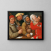 A Joyful Company - Jan Massys Workshop — framed artwork on a wall