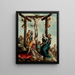 The Crucifixion - Jan van Scorel Workshop — framed artwork on a wall