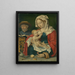Holy Family - Atelier of Joos van Cleve — framed artwork on a wall
