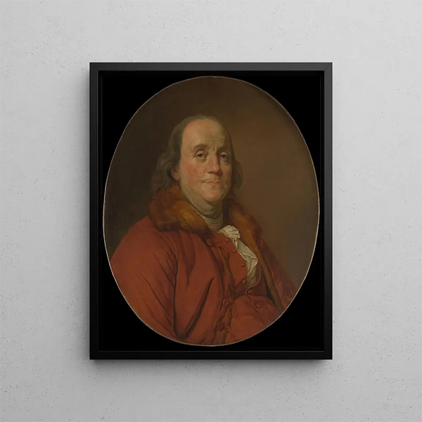 Benjamin Franklin - Joseph Siffred Duplessis Studio — framed artwork on a wall
