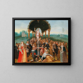 An Allegory of Venus Verticordia - Louis de Caullery Workshop — framed artwork on a wall