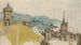 View of a fortified city in a river landscape - Atelier of the Master LCz — artwork view