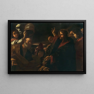 the Key Ceremony at Saint Pierre - Mattia Preti's Workshop — framed artwork on a wall