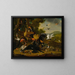 The Fable of Aesop of the Crow - Melchior de Hondecoeter Workshop — framed artwork on a wall