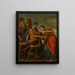 Rebecca and Eliezer at the Well - Ottavio Vannini Studio — framed artwork on a wall