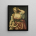 Venus and Cupid - Atelier of Paolo Veronese — framed artwork on a wall