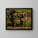 Ladies in the Park - Worth Brehm — framed artwork on a wall