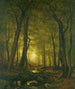 Evening in the Woods - Worthington Whittredge — artwork view