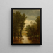Floods on the Delaware - Worthington Whittredge — framed artwork on a wall