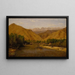Indian encampment painting - Worthington Whittredge — framed artwork on a wall