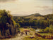 Landscape painting in the Harz Mountains - Worthington Whittredge — artwork view