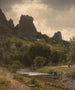 Summer Pastoral View Painting by Kallenfels - Worthington Whittredge — artwork view