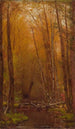 Les Bouleaux des Catskills - Worthington Whittredge — artwork view