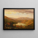 View of the Kaaterskill Falls - Worthington Whittredge — framed artwork on a wall