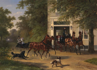 August Belmont and Isabel Perry - Wouterus Verschuur — artwork view