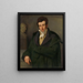 Portrait of Paulus Joseph Gabril - Woutherus Mol — framed artwork on a wall