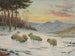 A Winter Evening - Wright Barker — artwork view