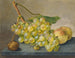 A bunch of grapes, a walnut, and two peaches - Wybrand Hendriks — artwork view