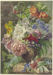 Still life with flower bouquet and bird's nest - Wybrand Hendriks — artwork view