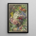 Still life with flower bouquet and bird's nest - Wybrand Hendriks — framed artwork on a wall