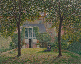 The backyard garden - Wynford Dewhurst — artwork view