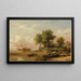 Palmiers à Port Royal - Xanthus Russell Smith — framed artwork on a wall