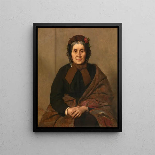 The Mother of Artists - Xavier Mellery — framed artwork on a wall