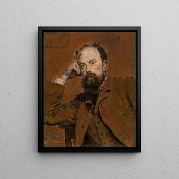 The Sculptor Paul De Vigne - Xavier Mellery — framed artwork on a wall