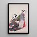 Young Ladies - Yamaguchi Soken — framed artwork on a wall