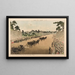 L'amiral Sperry et son groupe en route vers le palais impérial - Yamamoto Shun — framed artwork on a wall