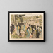 La fête dans le jardin de l'amiral Tg de Yamamoto Shun — framed artwork on a wall