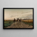 En route to the pasture - Yefim Yefimovich Volkov — framed artwork on a wall