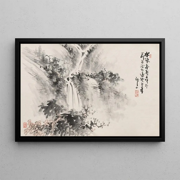 Album of paintings by Haizan Pl11 - Yoshitsugu Haizan — framed artwork on a wall