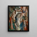 Les toits - Youla Chapoval — framed artwork on a wall
