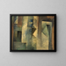Untitled Painting, Brown Composition II - Youla Chapoval — framed artwork on a wall