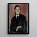 Watchmaker Painting - Yrjö Ollila — framed artwork on a wall