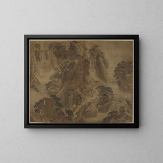 Route vers Shu - Yuan Yao — framed artwork on a wall
