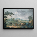 View of the surroundings of Ascaldas 15 miles from Lisbon - Zacharie Félix Doumet — framed artwork on a wall