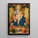 La Vierge de l'humilité avec deux anges musiciens - Zanobi Strozzi — artwork view