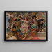 Allegory of the Capitals of Poland - Zdzisław Jasiński — framed artwork on a wall