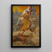 Allégorie de la victoire en 1920 - Zdzisław Jasiński — framed artwork on a wall