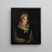 Portrait of a woman - Zedekiah Belknap — framed artwork on a wall