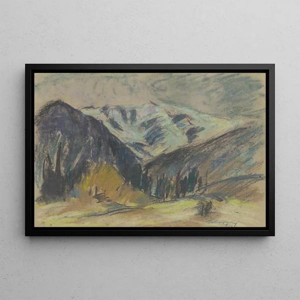 Le Rêve Paris incendié septembre 1870 - Zolo Palugyay — framed artwork on a wall