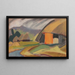 Near the Village - Zolo Palugyay — framed artwork on a wall
