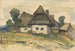 Village motif painting - Zolo Palugyay — artwork view