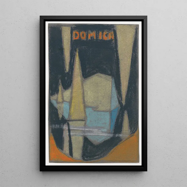 Dominique - Zolo Palugyay — framed artwork on a wall