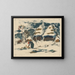 Mountain landscape painting with a view - Zolo Palugyay — framed artwork on a wall